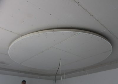 Монтаж потолка из гипсокартона в Уфе